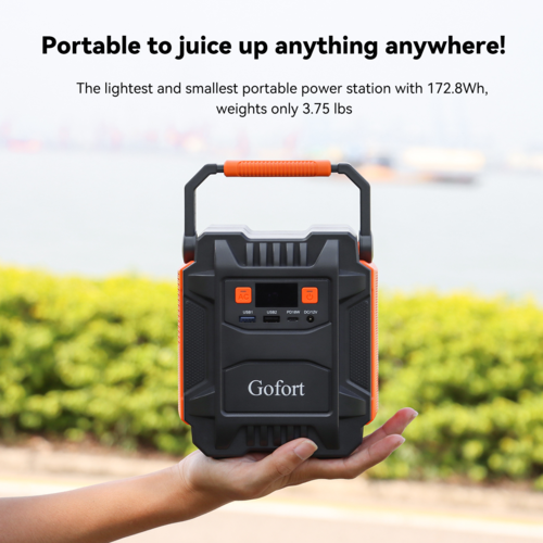 Portabel Powerstation 200W – Solkompatibel Batterigenerator för Camping & Nödsituationer