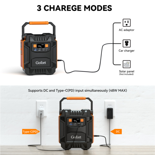 Portabel Powerstation 200W – Solkompatibel Batterigenerator för Camping & Nödsituationer