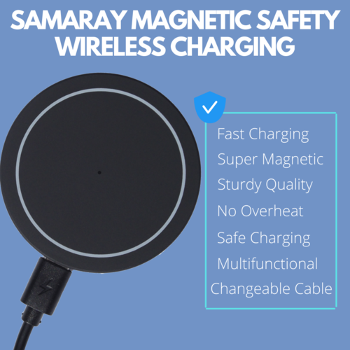 Magnetisk Trådlös Laddare för iPhone – Snabb & Säker MagSafe-kompatibel Laddning